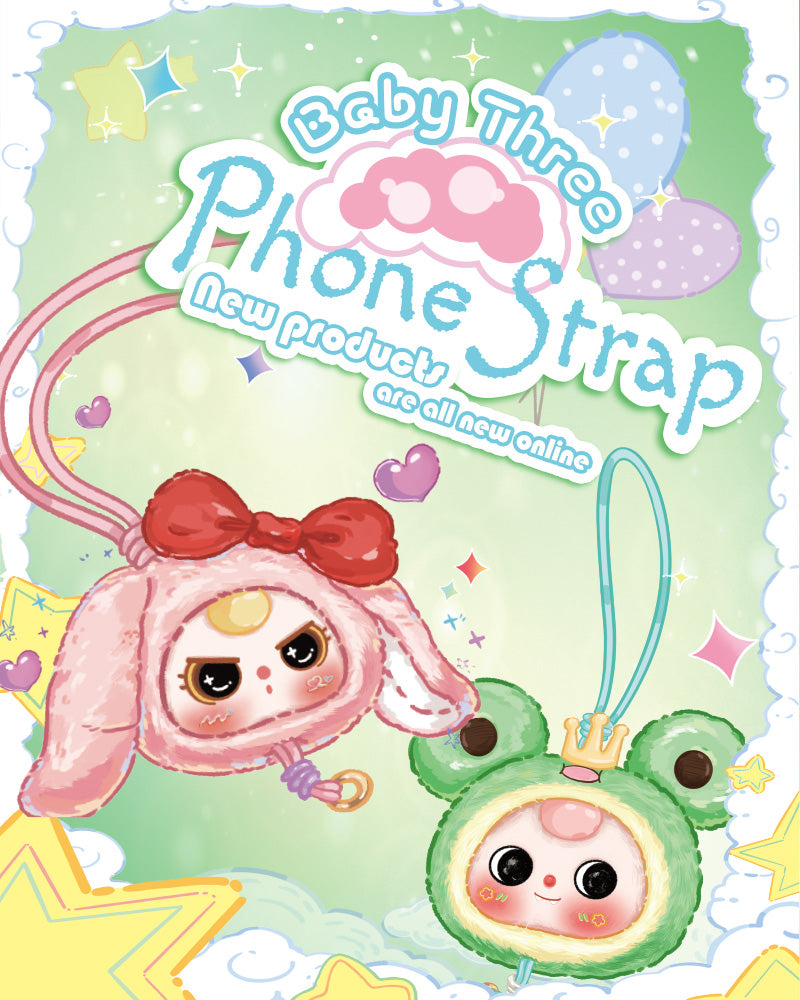 Baby Three Phone Strap Plush Blind Box(Babythree Official)