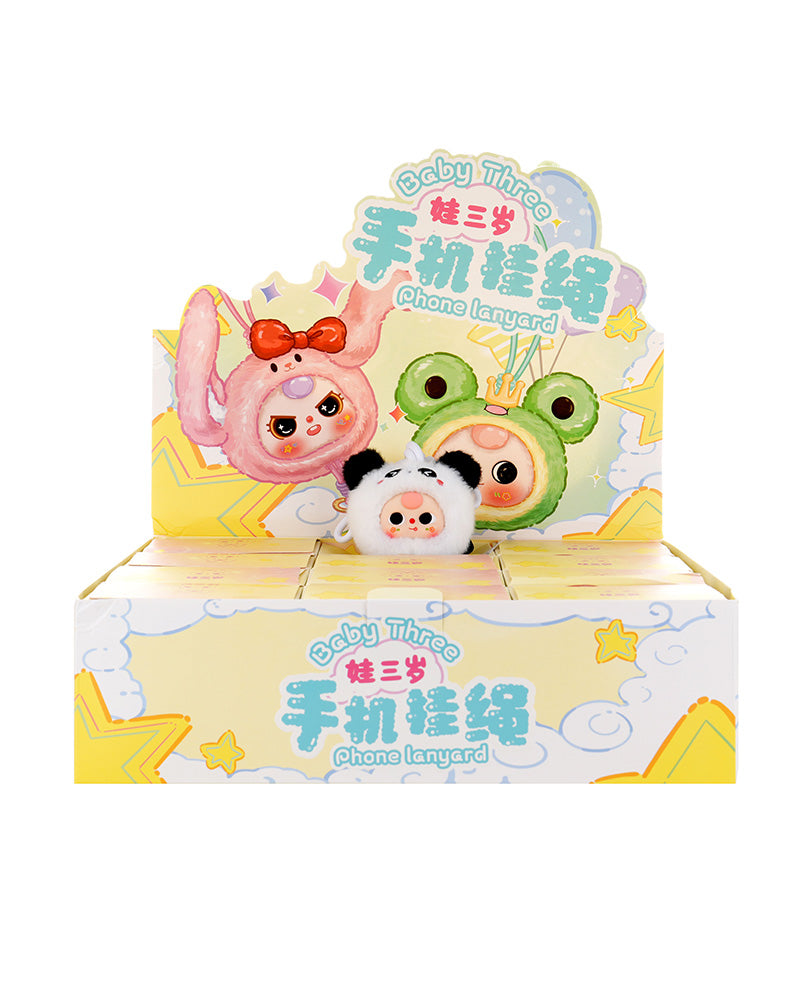 Baby Three Phone Strap Plush Blind Box(Babythree Official)
