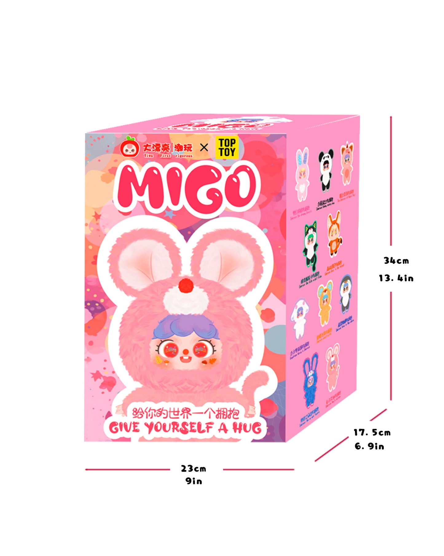 MIGO 400% Big Plush Give Yourself A Hug Lucky Bag(Babythree Official)