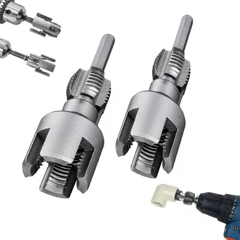 Integrated Internal & External Pipe Threading Tool