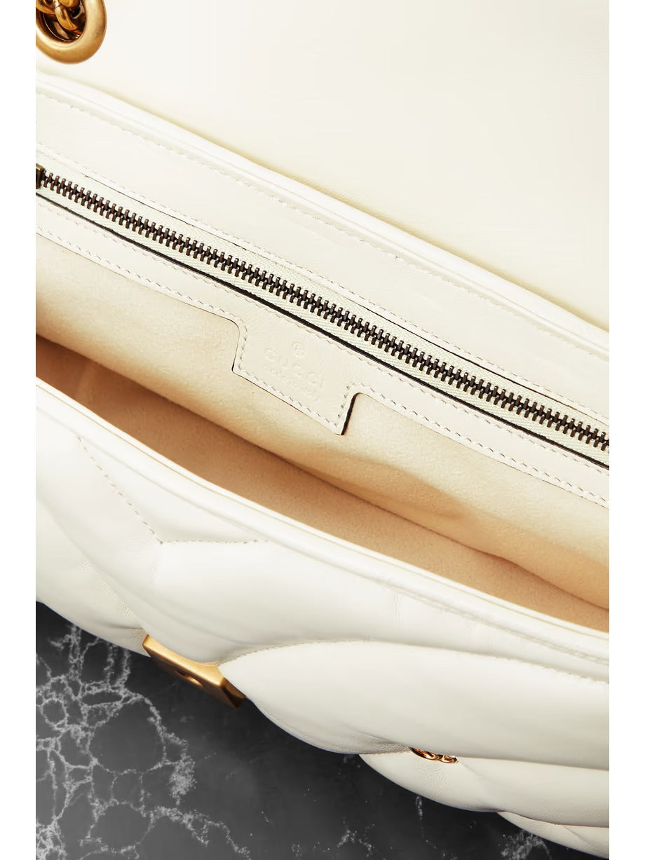 Marmont 2.0 embellished matelassé leather shoulder bag 0424061404