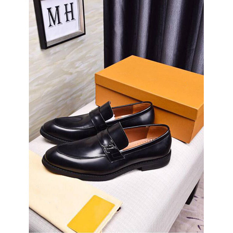 Classic Leather Slip On Shoes