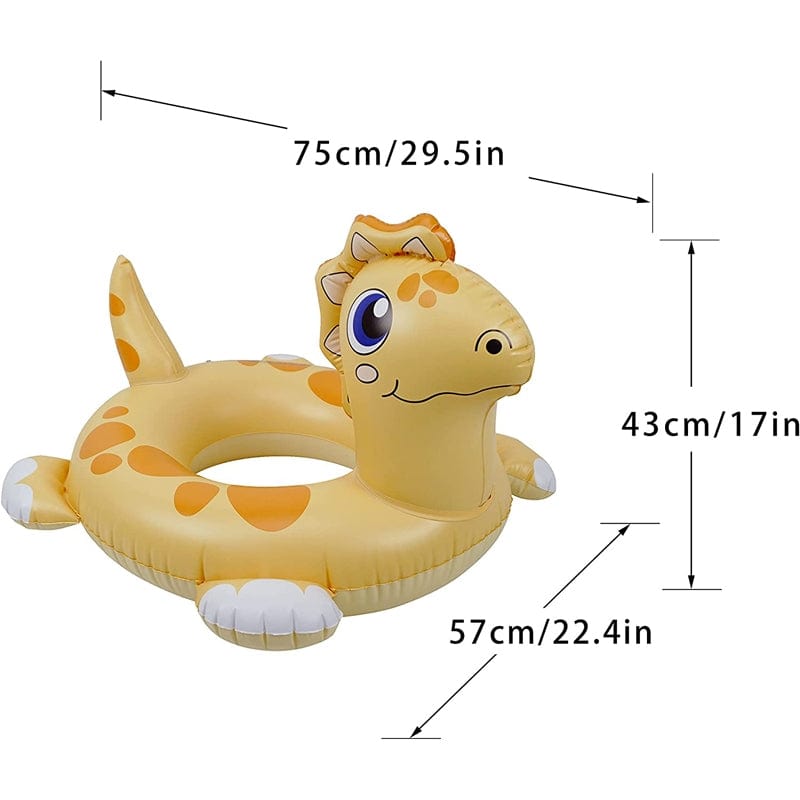 Inflatable Dinosaur Pool Float for Kids Fun Summer T Rex Pool Toys