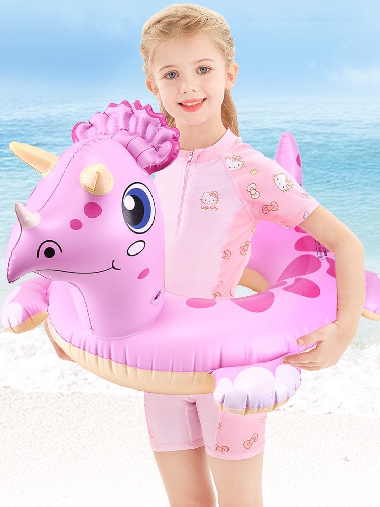 Inflatable Dinosaur Pool Float for Kids Fun Summer T Rex Pool Toys