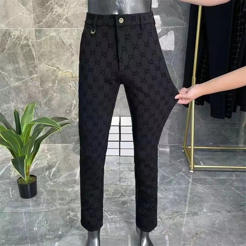 G fashionable all-match slim fit trousers-PD04041103