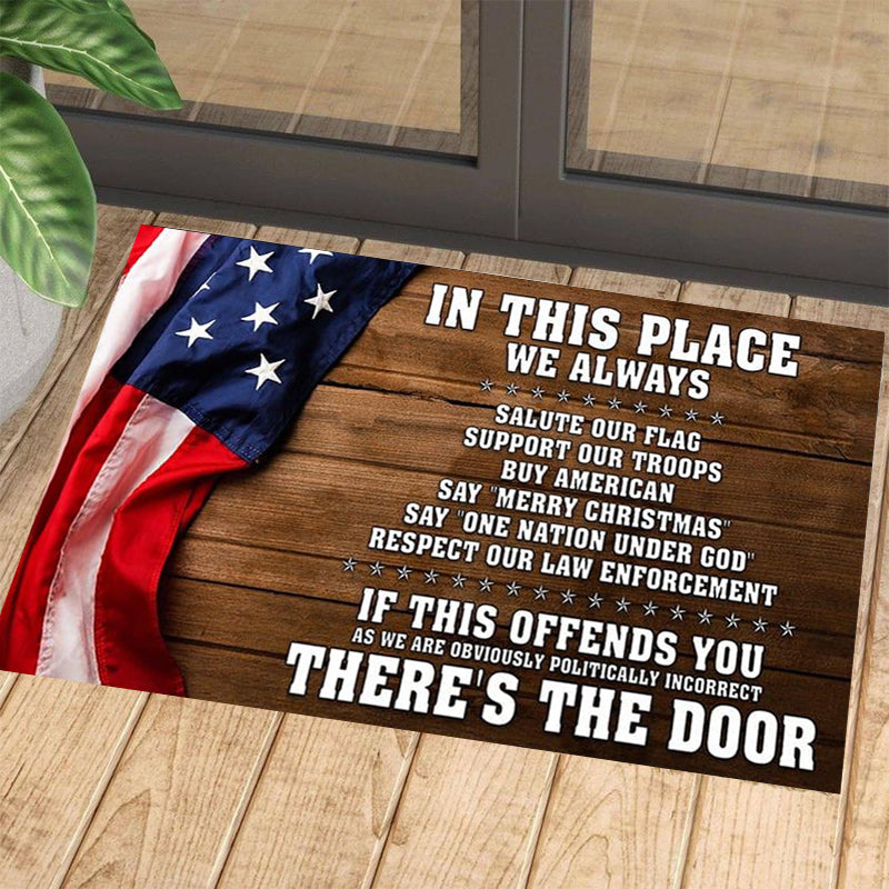 In This Place We Always - D325 - Doormat