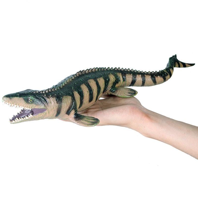 17‘’ Realistic Mosasaurus Dinosaur Soft Action Figure Model Toy Decor