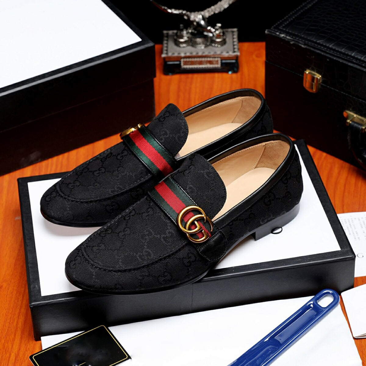Men's Fashion Luxury G LOGO Casual Loafers