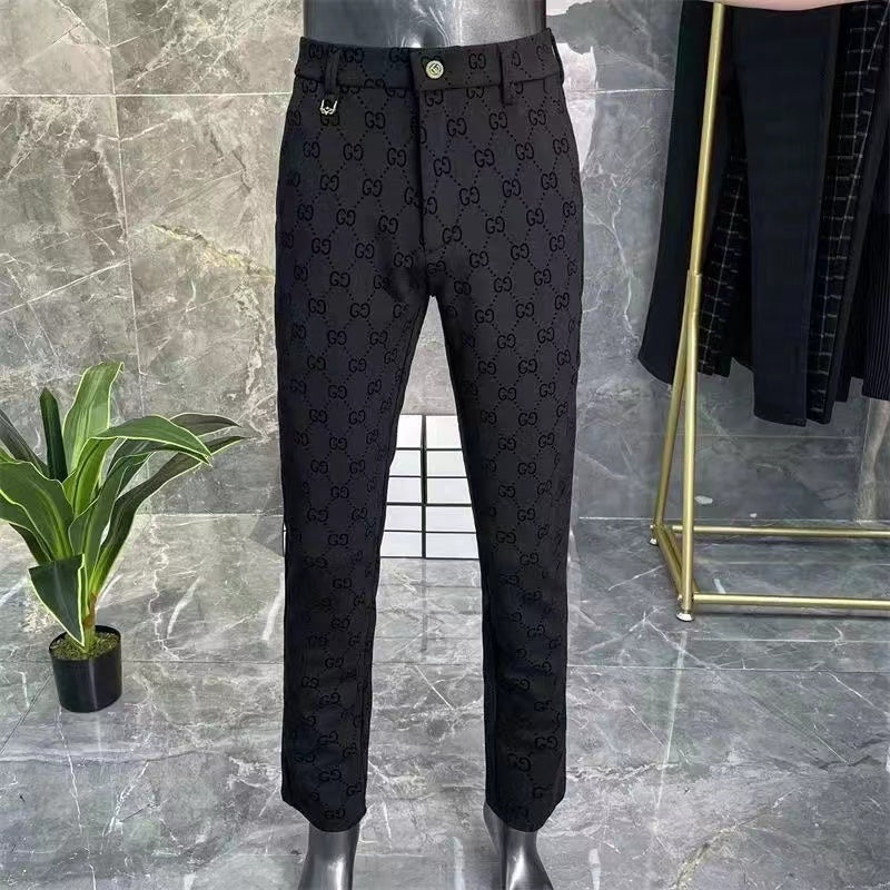 G fashionable all-match slim fit trousers-PD04041103