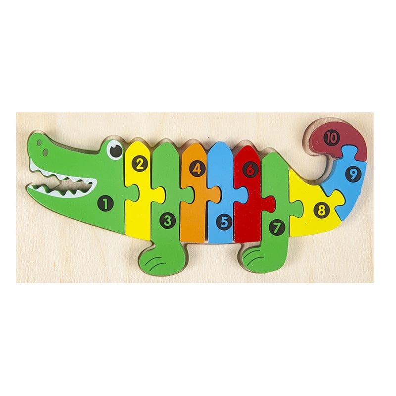Montessori Wooden Puzzle for Toddlers Brain Teaser Board Early Education Toys