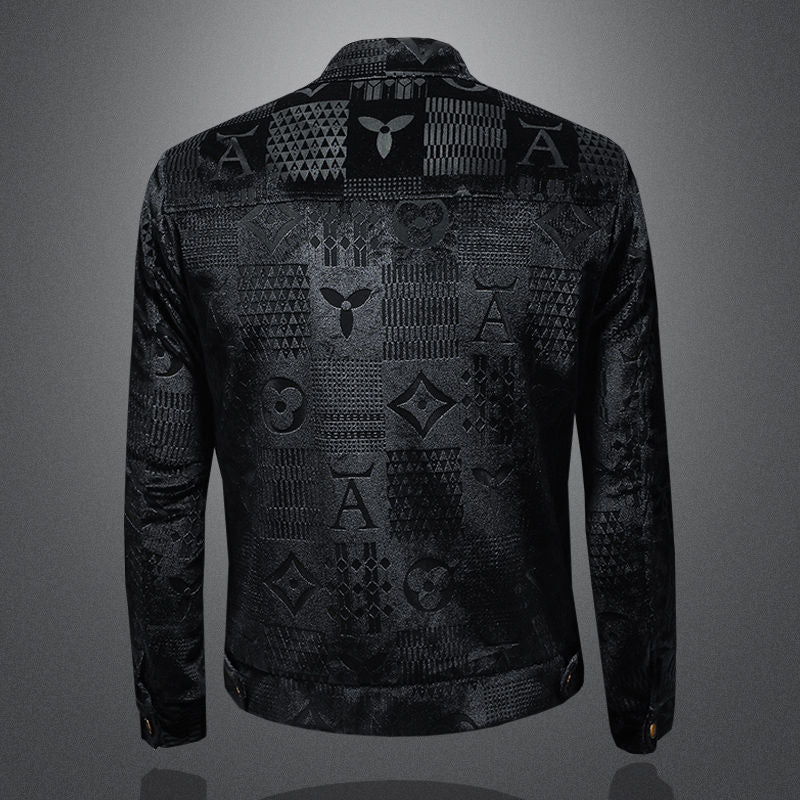 Fashion Printed Denim Jacket PD1023080309