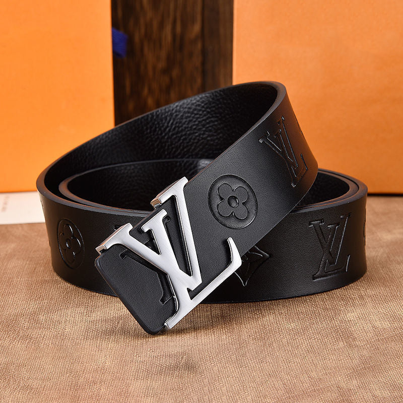 Black Soft Leather Belts