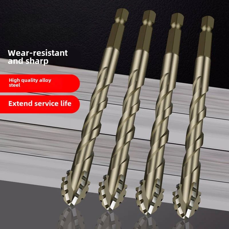 High-Strength Eccentric Twist Drill Bit
