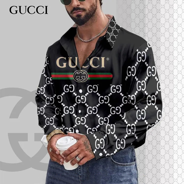 G Long Sleeve Button Shirt  0425031414