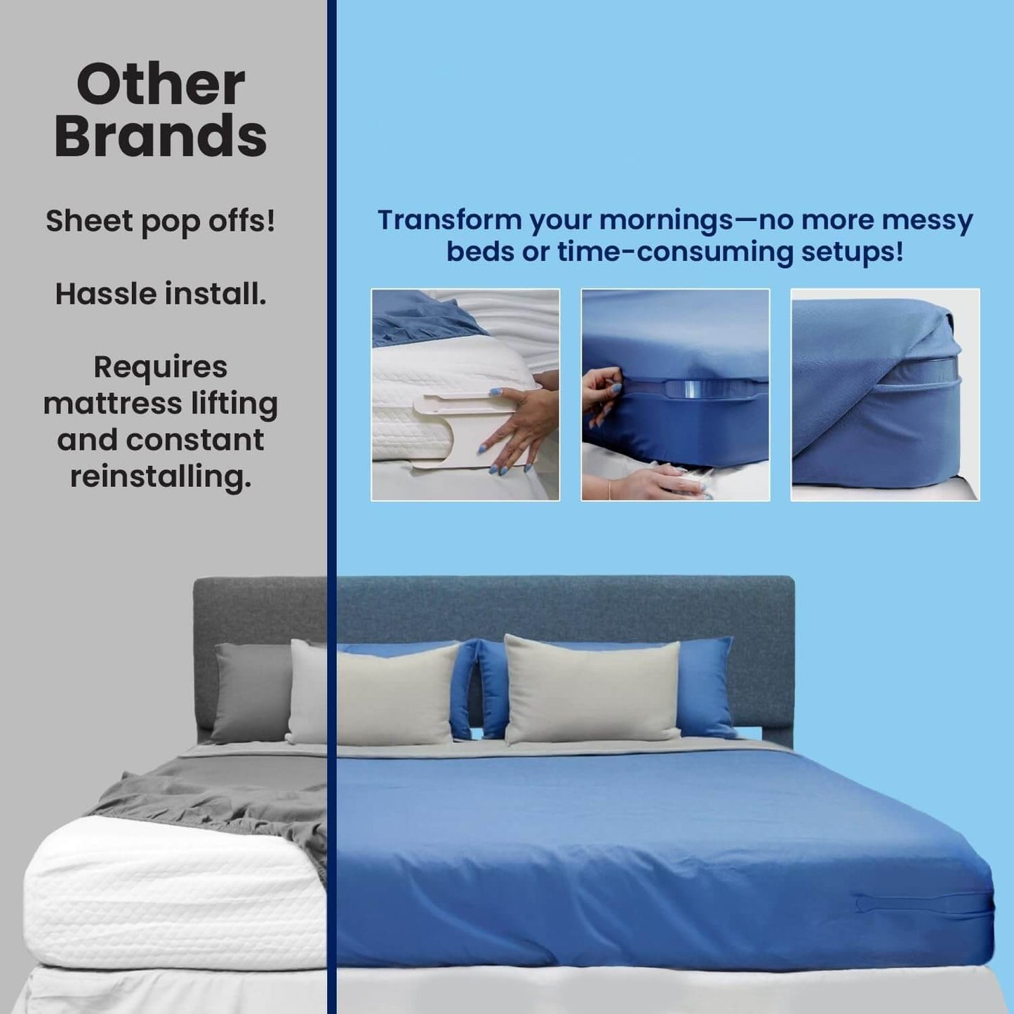 Sheet Holders Secure Bed Sheets Firmly in Place