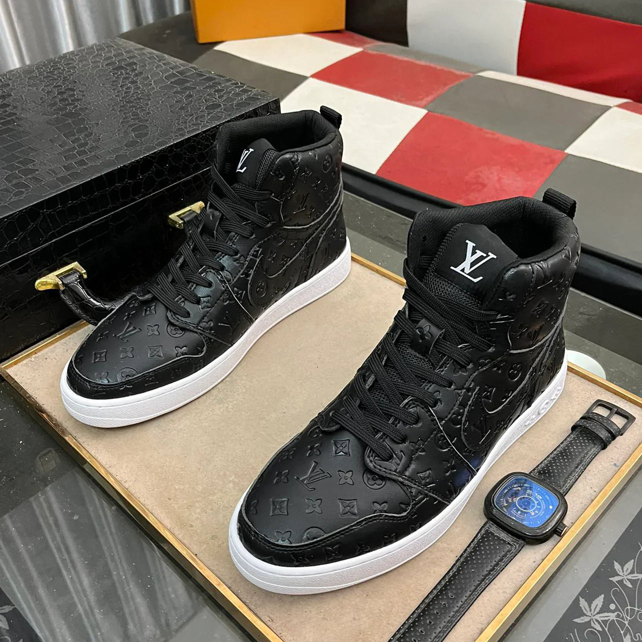 Men's new high top sports board shoes 1024102405