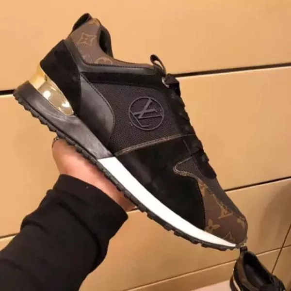 Women's luxury brown and black double color matching rubber sole casual shoes