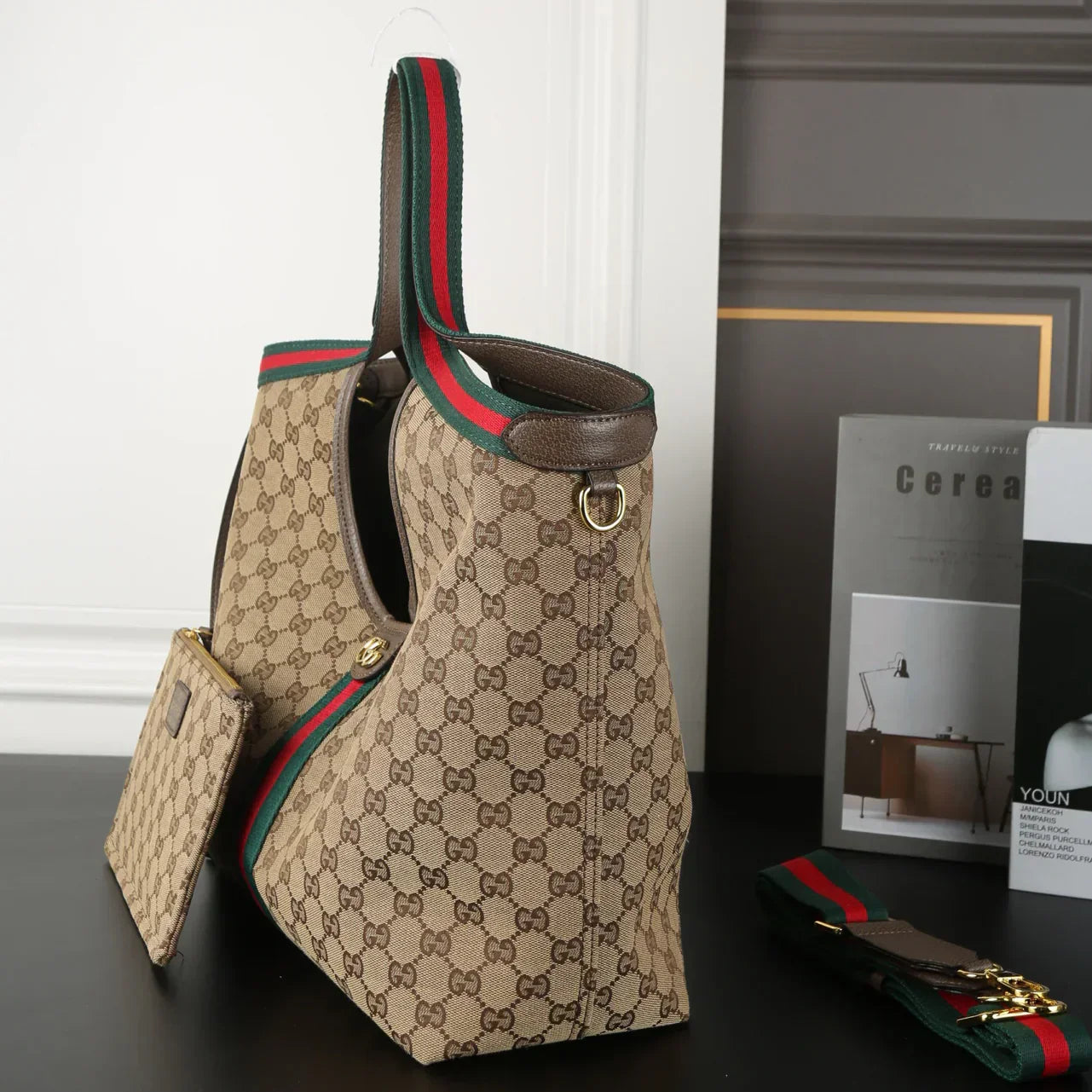 Half Moon HOBO Underarm Bag Canvas Bag Shoulder Bag 1025060905