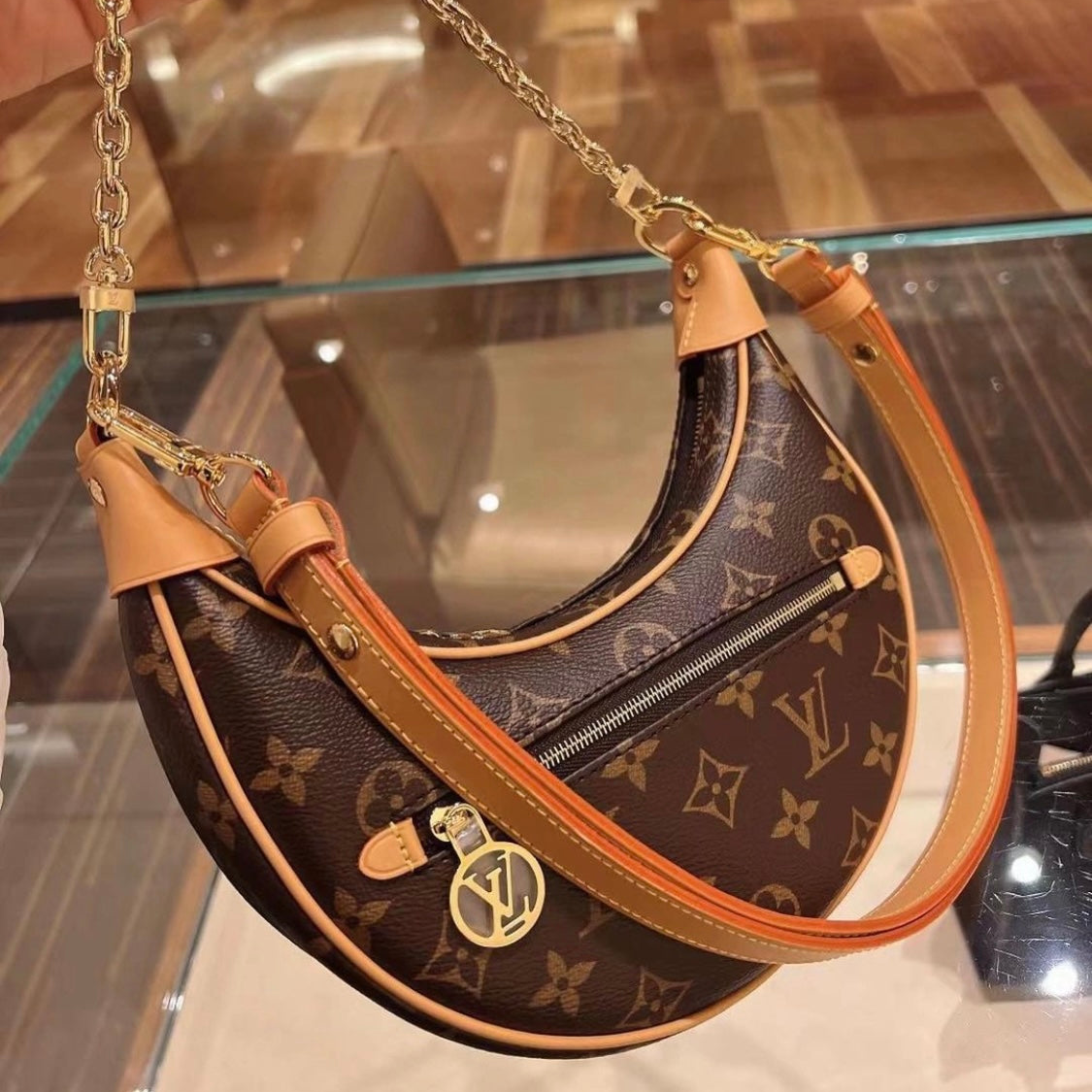 Handmade Leather Loop Handbag