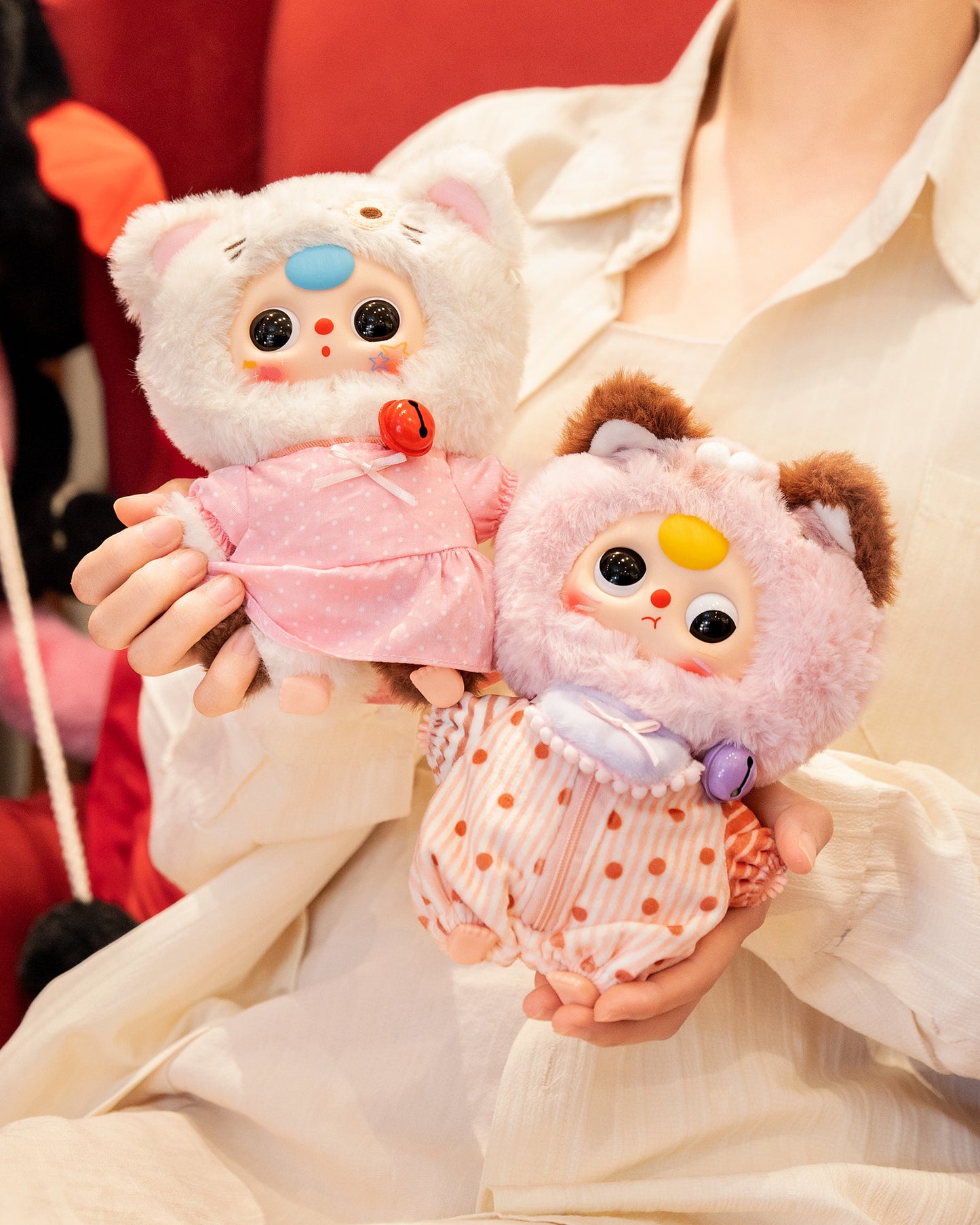Baby Three Kitten Wardrobe Plush Blind Box