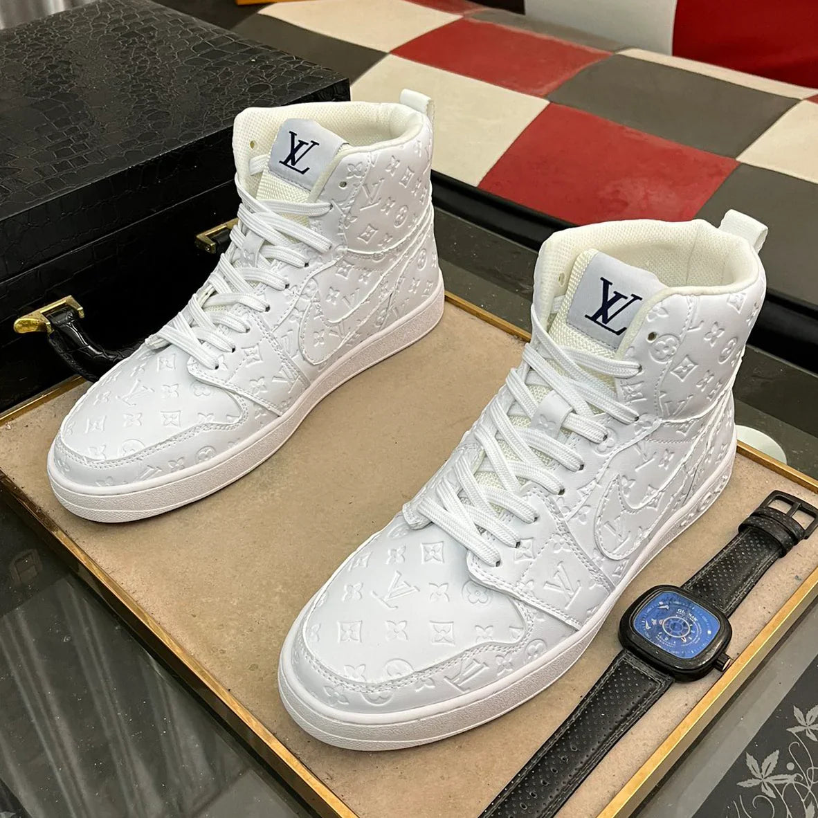 Men's new high top sports board shoes 1024102405