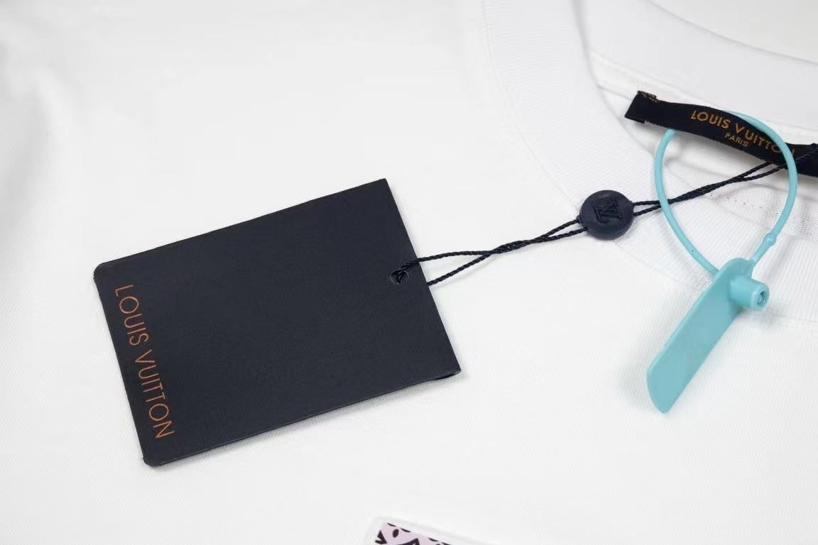 Spring and summer new letter classic round neck printed short-sleeved T-shirt loose 1209023