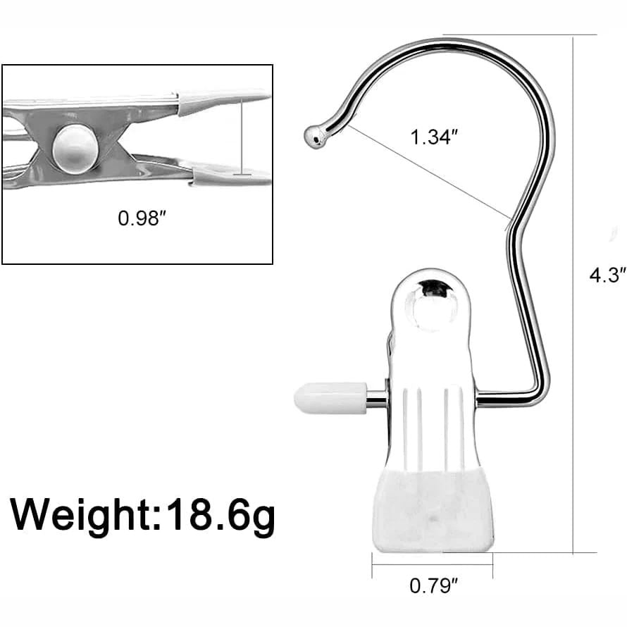 Space-Saving Clothes and Hat Storage Hook