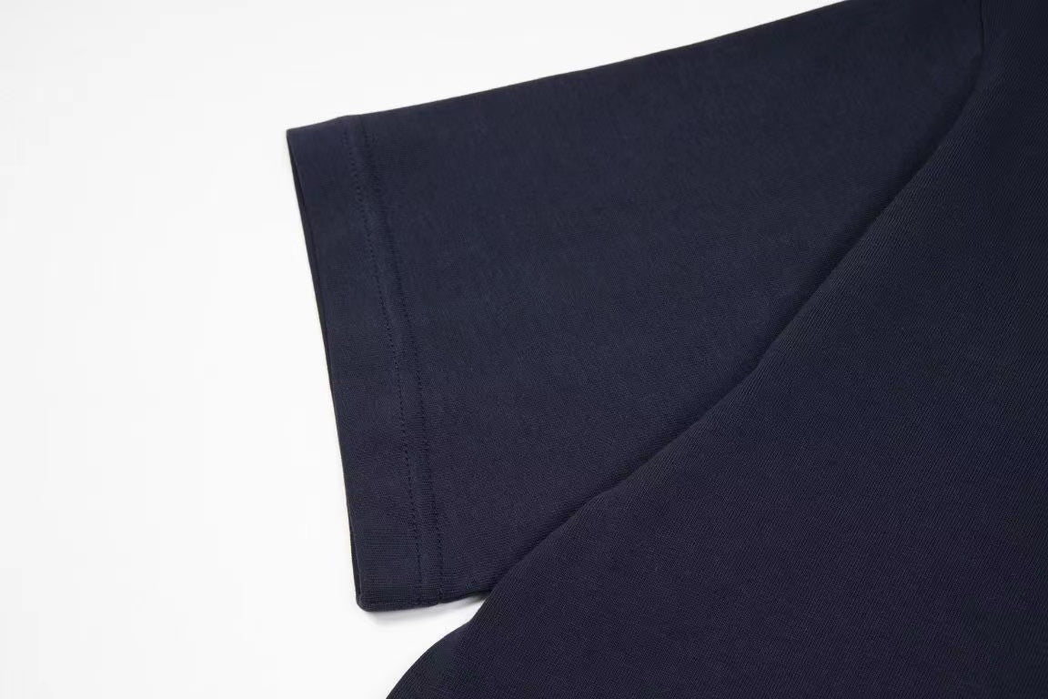 Spring and summer new letter classic round neck printed short-sleeved T-shirt loose 1209023