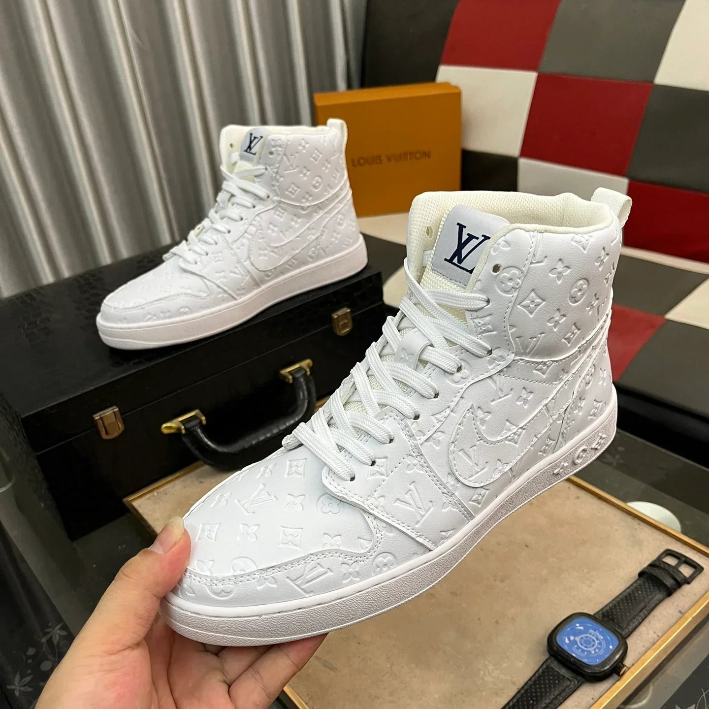 Men's new high top sports board shoes 1024102405