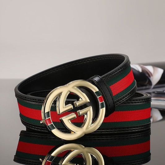 Belt men's smooth buckle casual all-match jeans belt