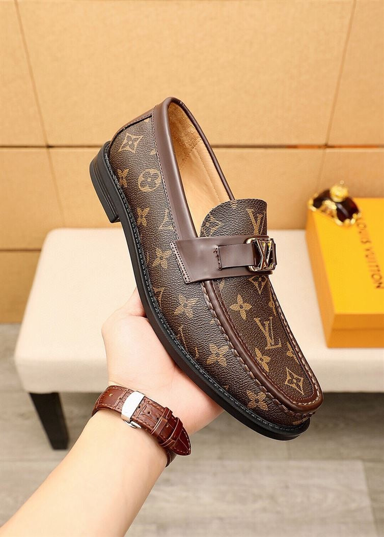 Men's V-shaped flower loafers 04240514023