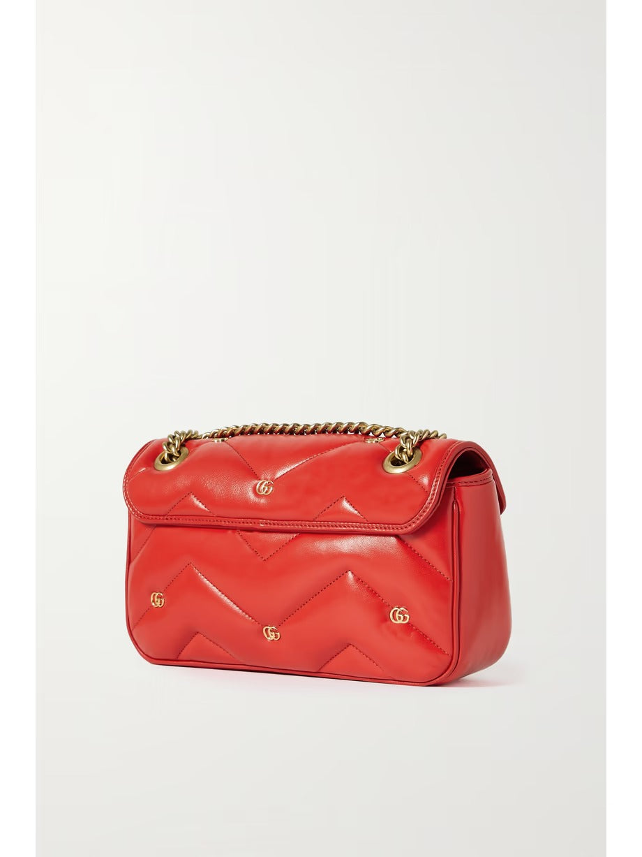 Marmont 2.0 embellished matelassé leather shoulder bag 0424061404