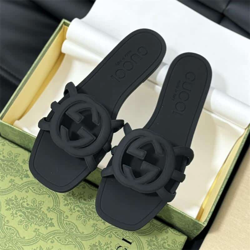 G Women Interlocking G Espadrille Slides 10240627