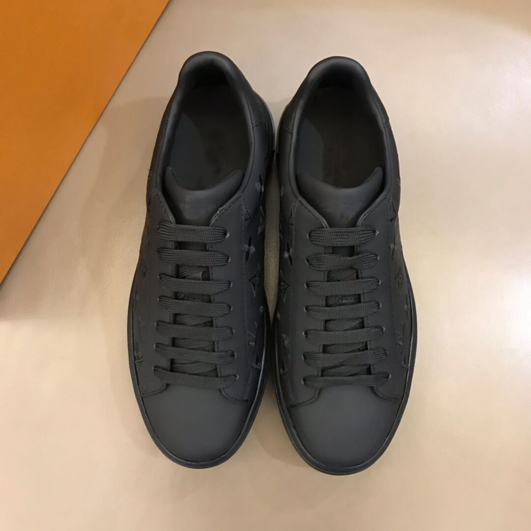 Black Monogram Luxembourg Sneaker
