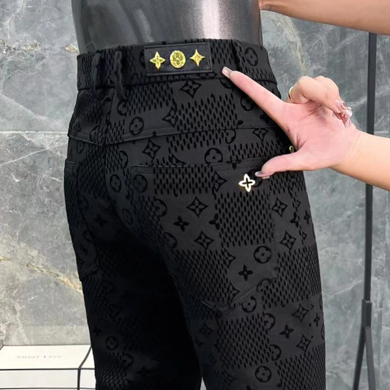 L&G fashionable all-match slim fit trousers