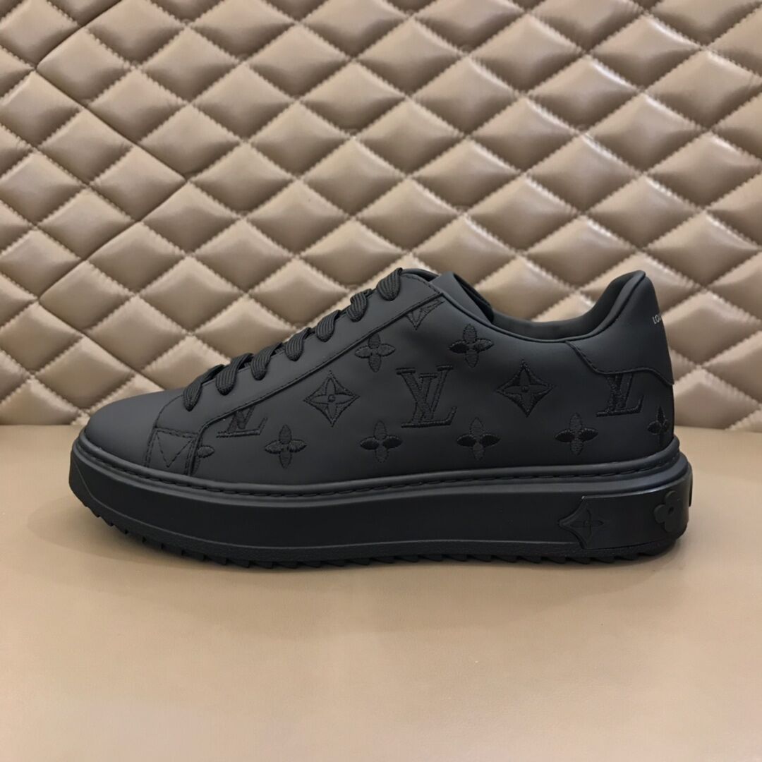 Black Monogram Luxembourg Sneaker