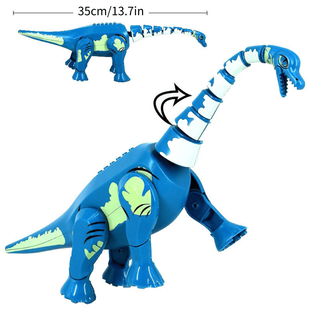 12" Dinosaur Jurassic Theme DIY Action Figures Building Blocks Toy Playsets