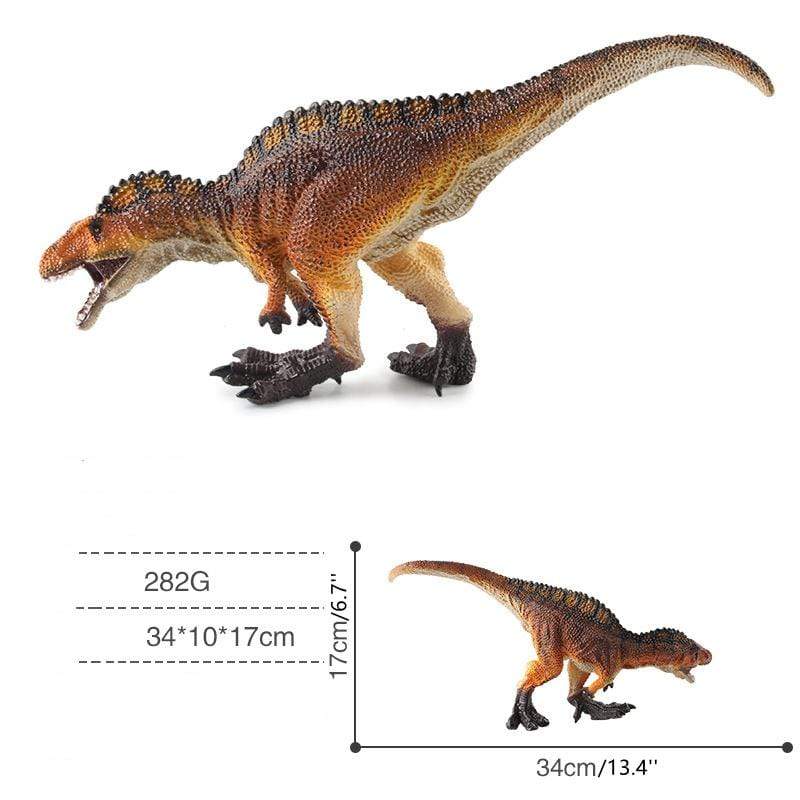 14'' Realistic Dinosaur Acrocanthosaurus Soft Action Figure Model Toy