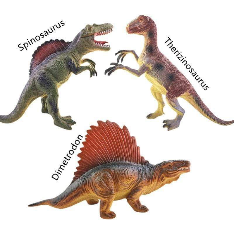 Different Types of Dinosaurs with Sound T Rex Triceratops Stegosaurus Model Toy for Kids