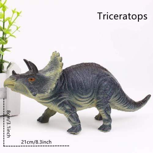 Different Types of Dinosaurs with Sound T Rex Triceratops Stegosaurus Model Toy for Kids