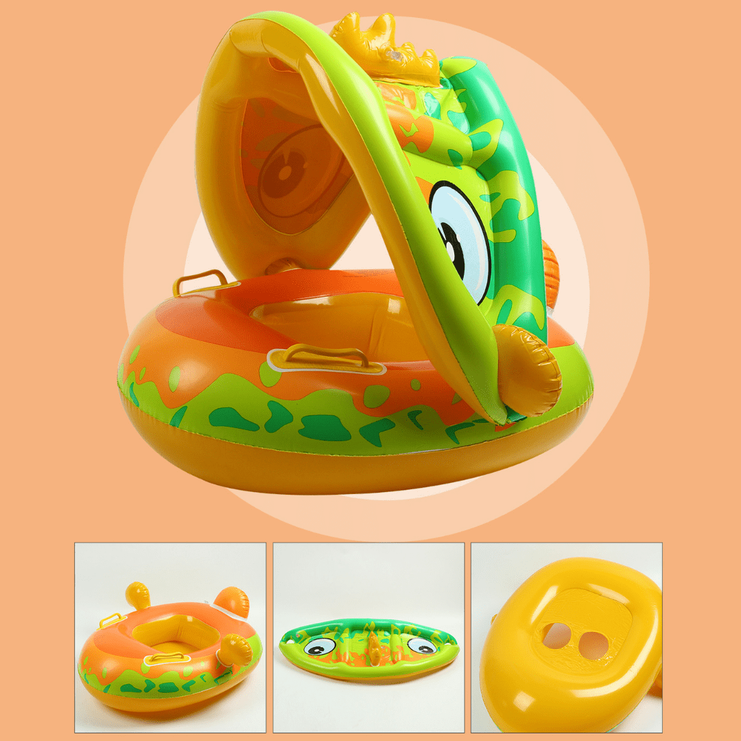 Inflatable Dinosaur Pool Float for Kids Fun Summer T Rex Pool Toys