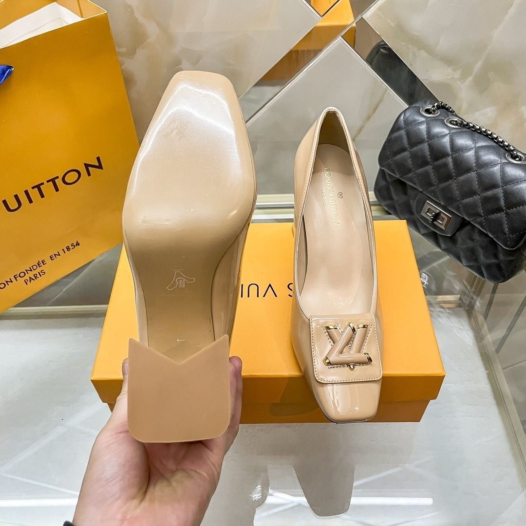 New Handmade Fashion V Logo Women's High heels XC042025052006