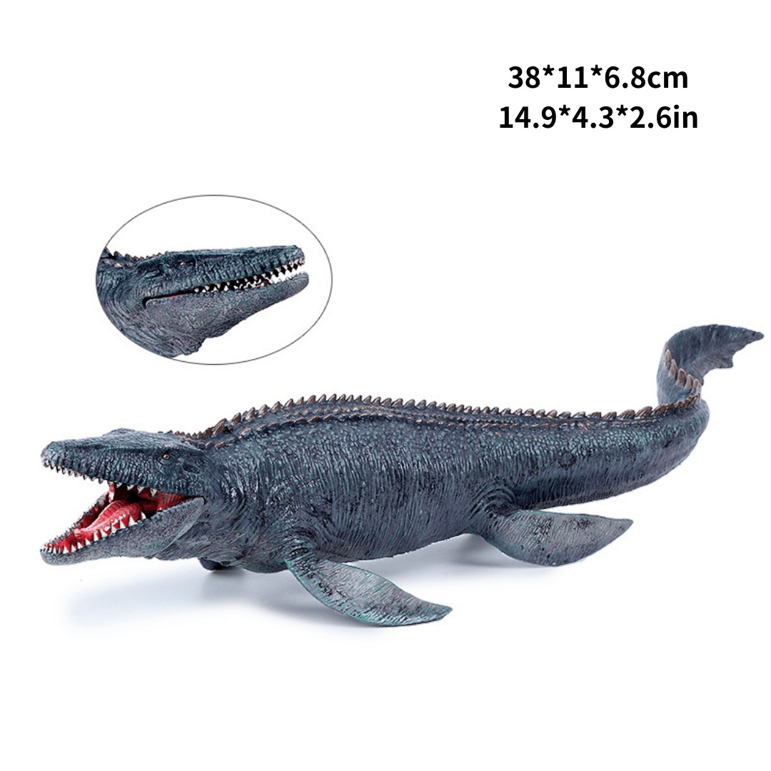 11"  Realistic Sea Ocean Series Dinosaur Solid Action Figure Mosasaurus Model Toy Decor
