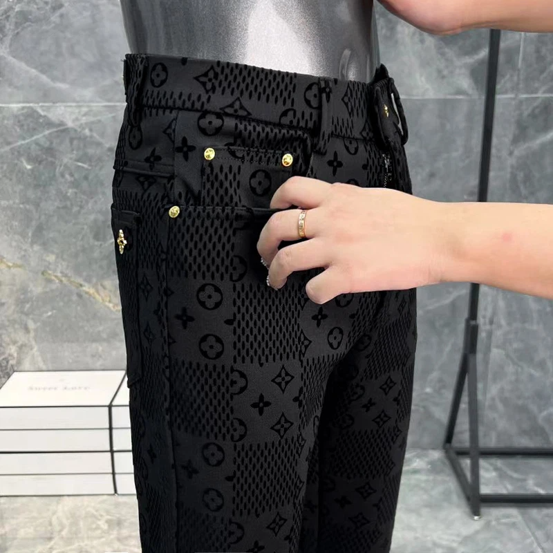 L&G fashionable all-match slim fit trousers