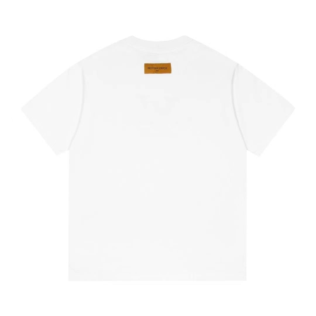 Spring and summer new letter classic round neck printed short-sleeved T-shirt loose 1209023