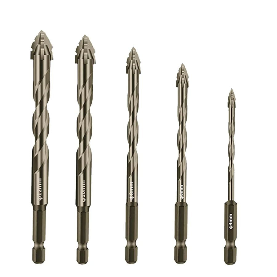 High-Strength Eccentric Twist Drill Bit