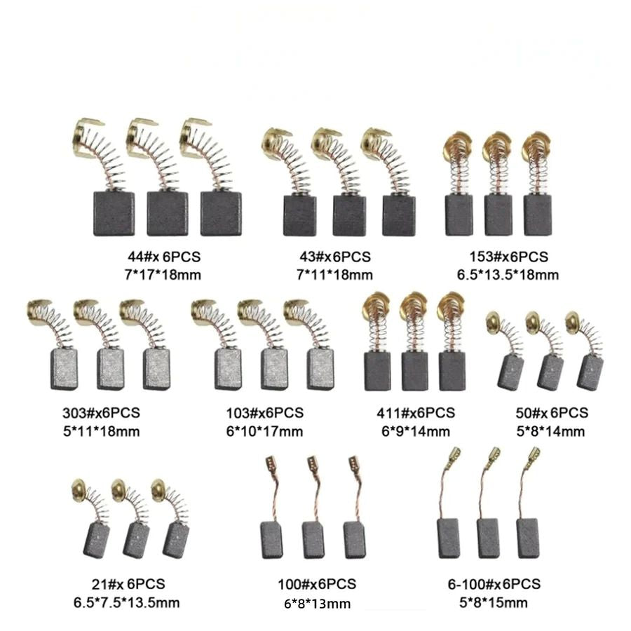 Universal Carbon Brush Set for Power Tools