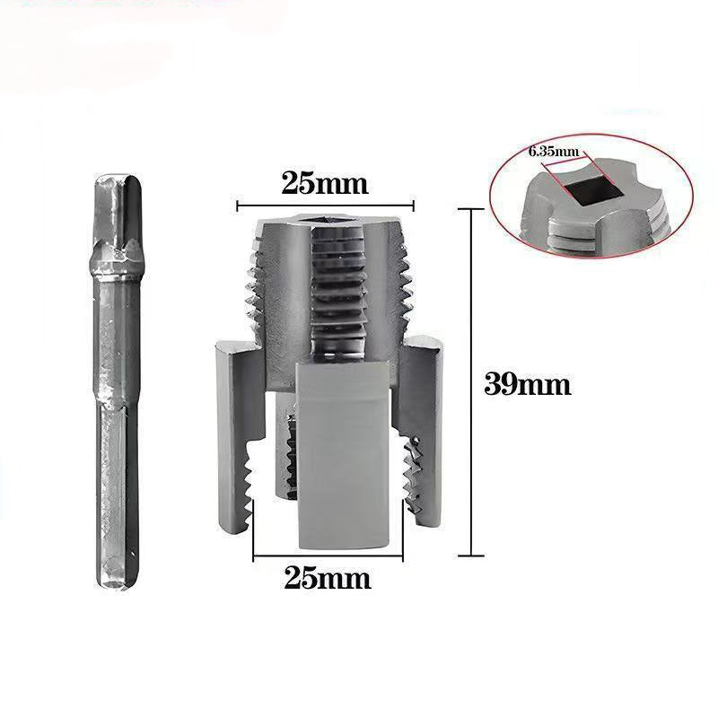 Integrated Internal & External Pipe Threading Tool