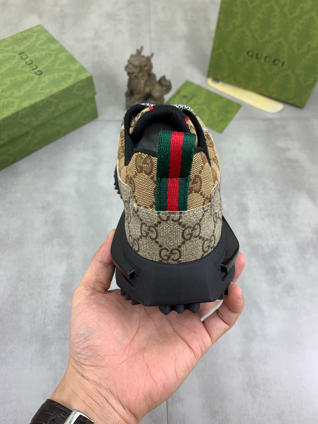 GG men's casual sneakers with print 0725062701