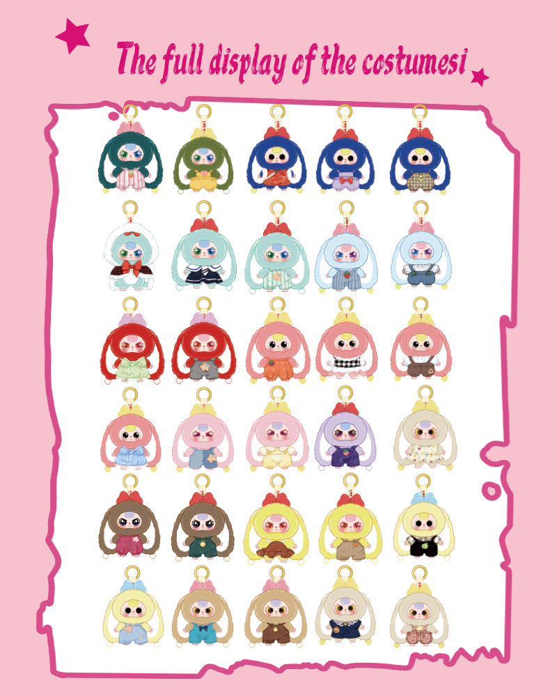 Baby Three Rabbit Macaron Cute Bunny V2 Plush Blind Box（Babythree Official）